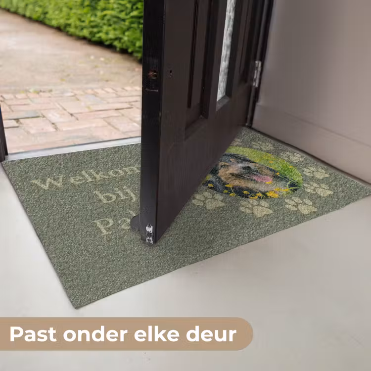 Personaliseerbare deurmat - Eigen - Foto - Rond - Pootjes - Rondom — 7