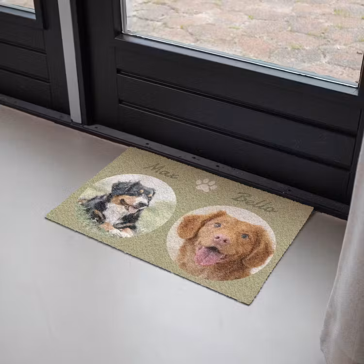 Personaliseerbare deurmat - Eigen - Foto's - Rond — 2