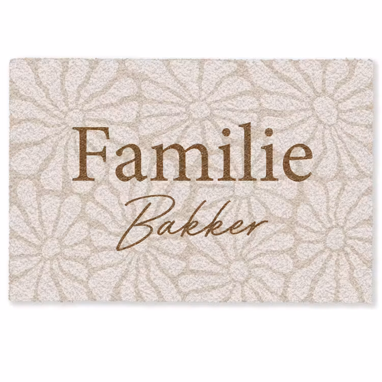 Personaliseerbare deurmat - Familie — 1