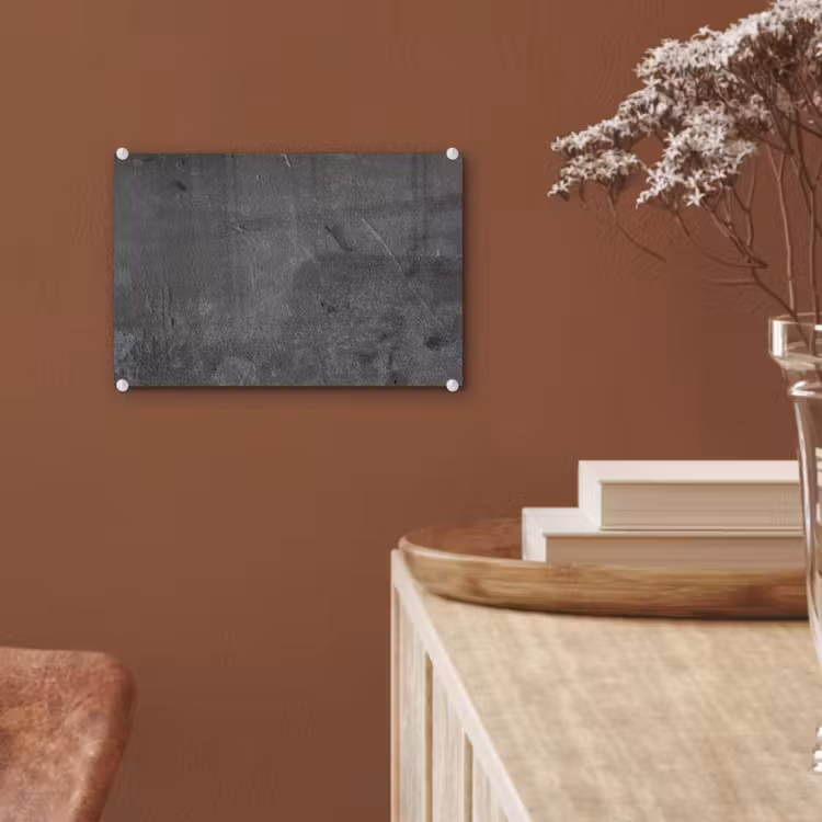 Glas schilderij - Beton - Grijs - Lijn - Vormen — 5
