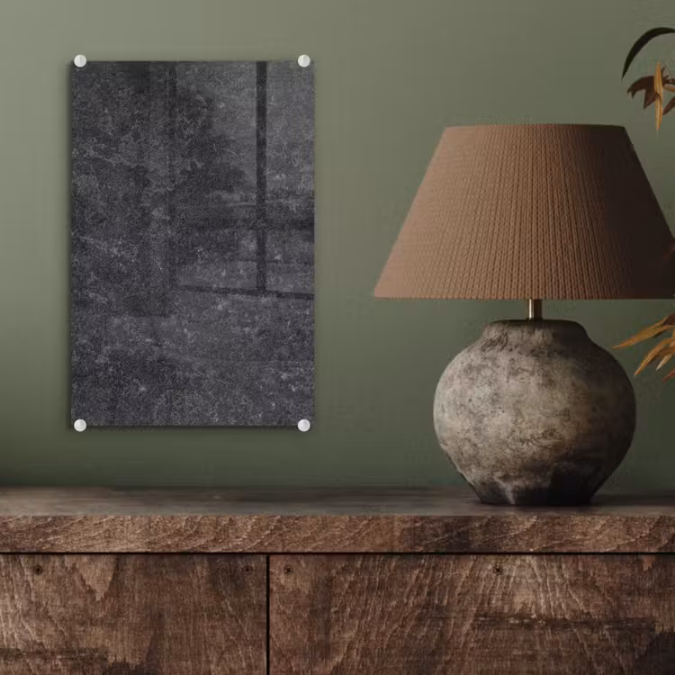 Glas schilderij - Beton - Grijs - Textuur - Retro - Industrieel — 3
