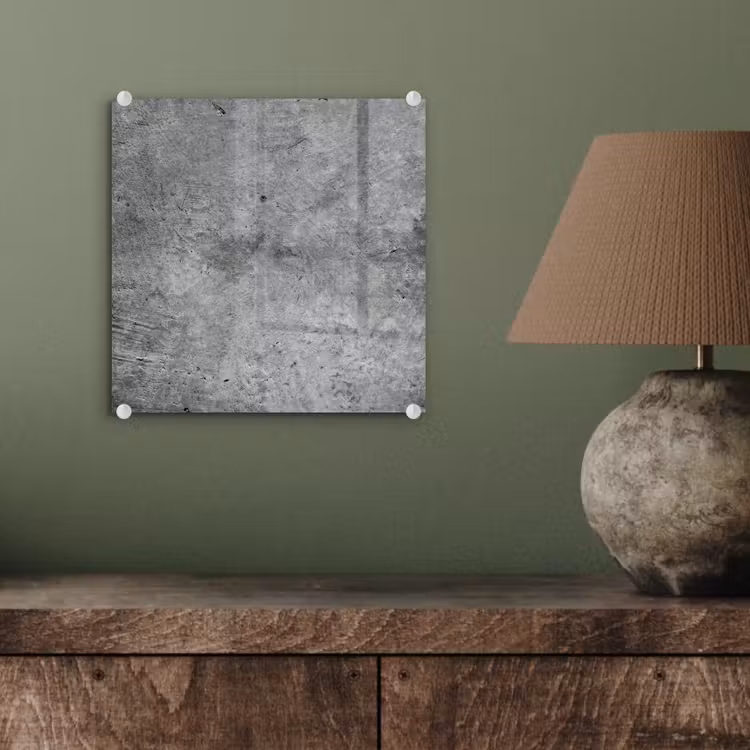 Glas schilderij - Beton - Leisteen - Grijs -Betonstructuur — 4