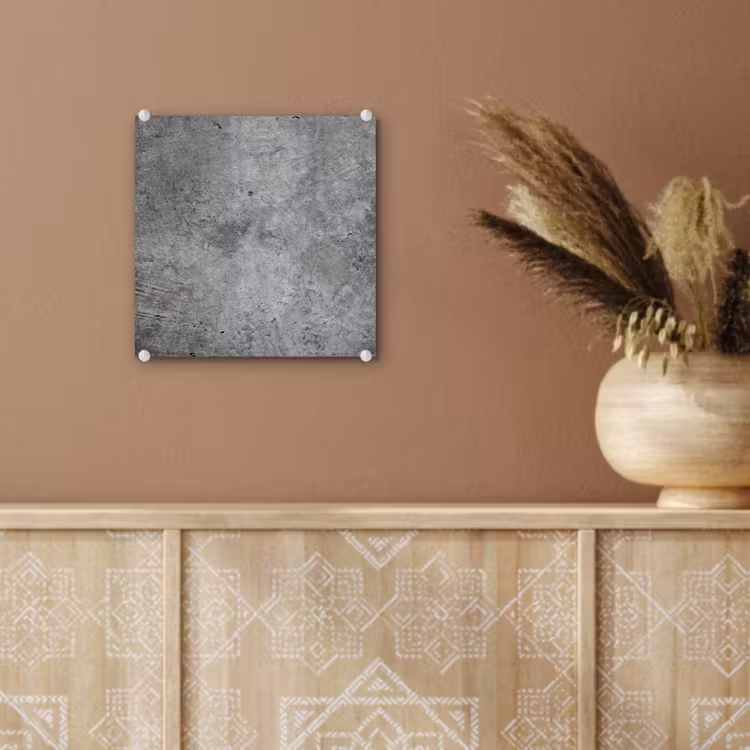 Glas schilderij - Beton - Leisteen - Grijs -Betonstructuur — 6