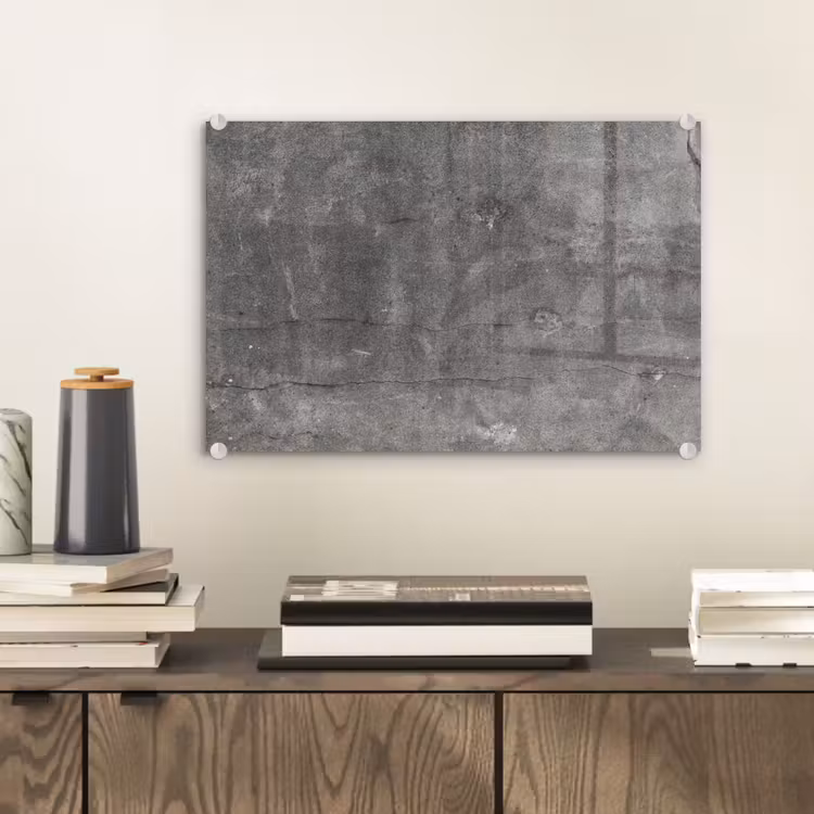 Glas schilderij - Beton - Muur - Cement — 1