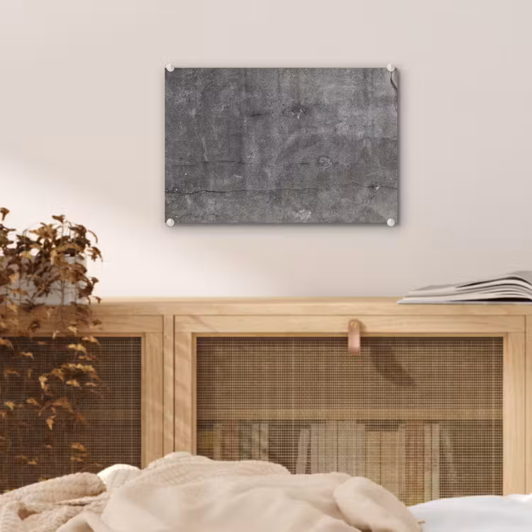 Glas schilderij - Beton - Muur - Cement — 4