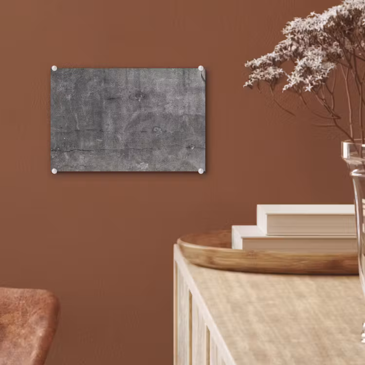 Glas schilderij - Beton - Muur - Cement — 5