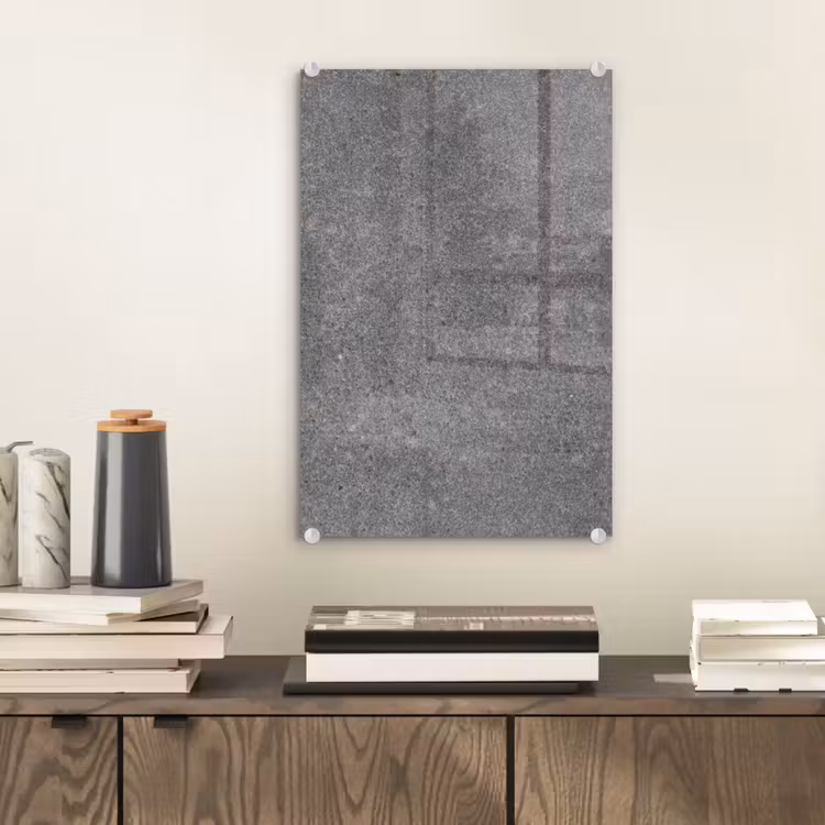 Glas schilderij - Beton - Patronen - Cement - Vintage - Textuur - Rustiek — 1
