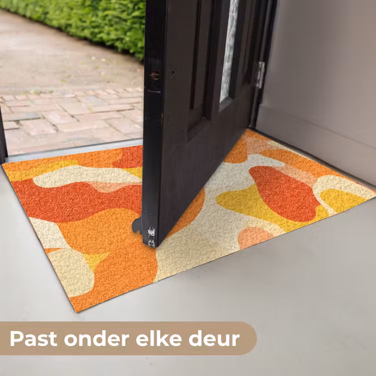 Deurmat - Abstract - Vormen - Oranje — 7