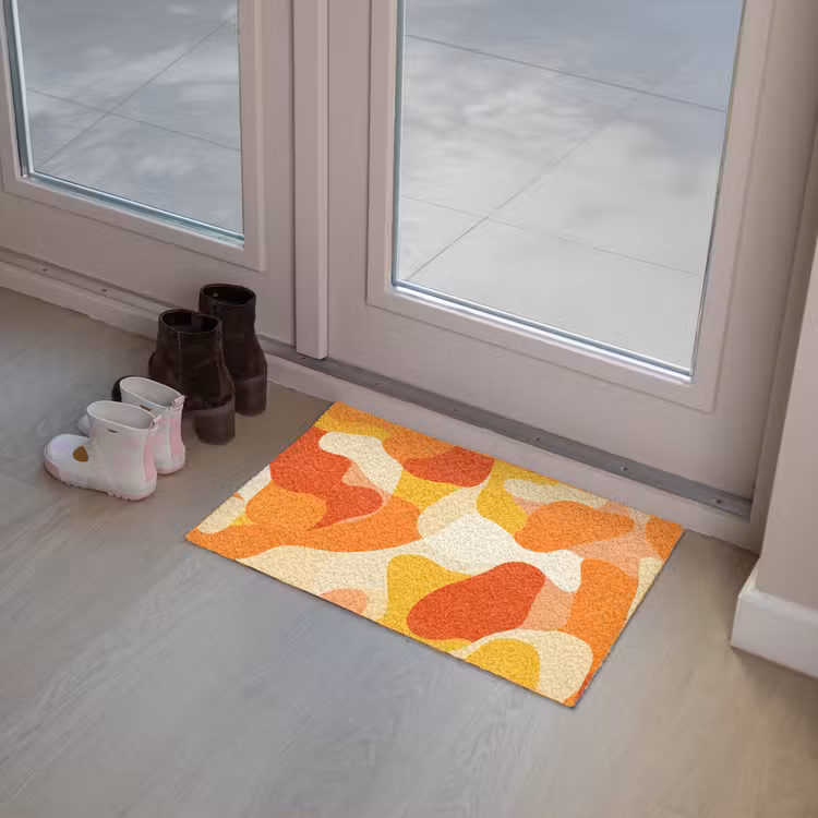 Deurmat - Abstract - Vormen - Oranje — 8