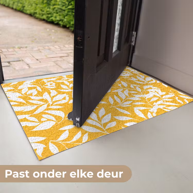 Deurmat - Bladeren - Takken - Geel — 7