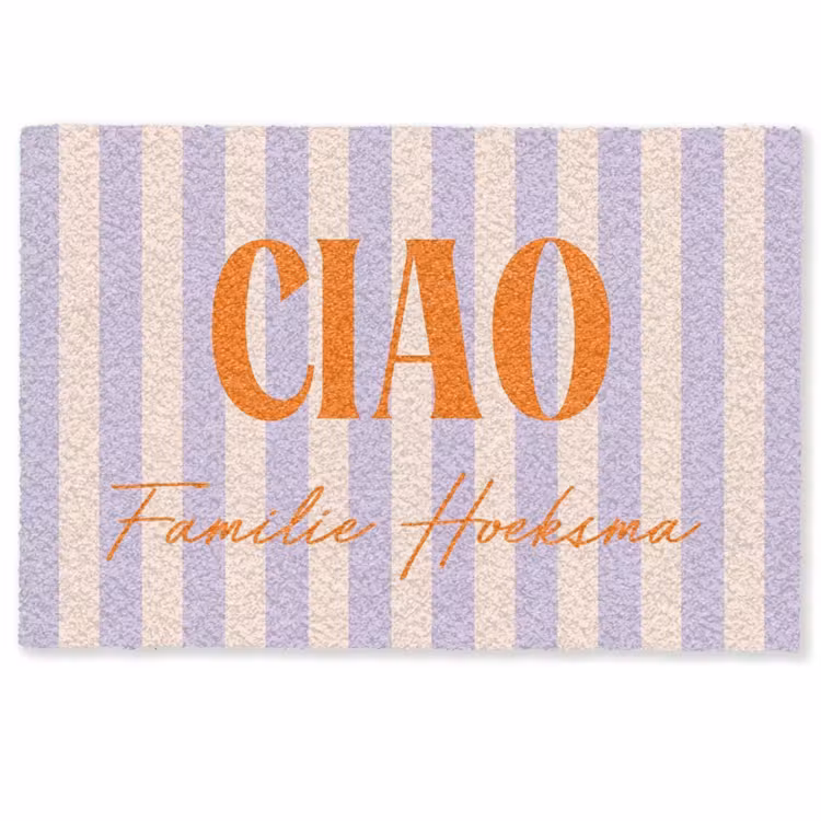 Personaliseerbare deurmat - Ciao — 1