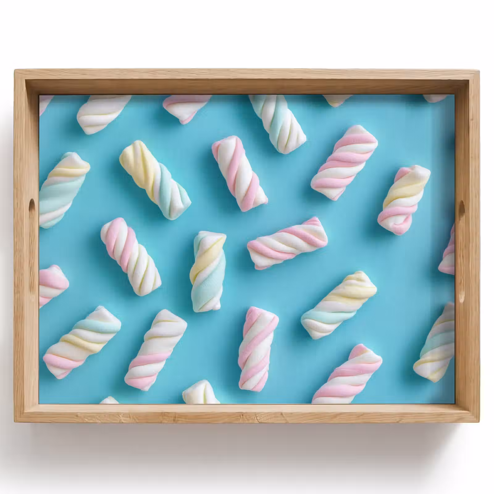 Dienblad - Spekjes - Pastel - Snoep - Blauw — 1