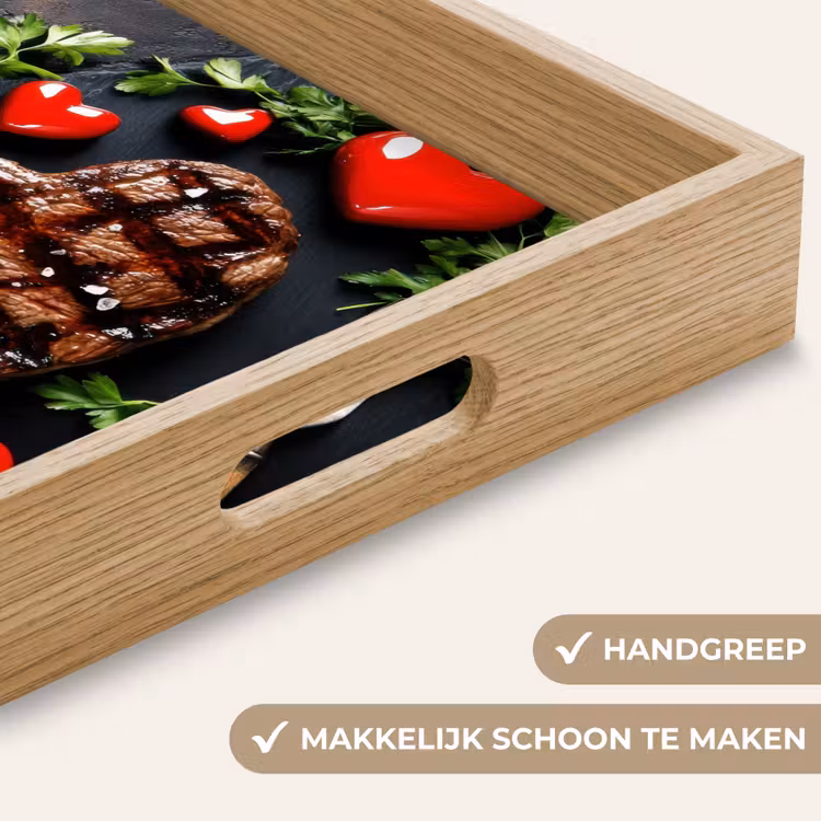 Dienblad - Steak - Hart - Bestek — 5