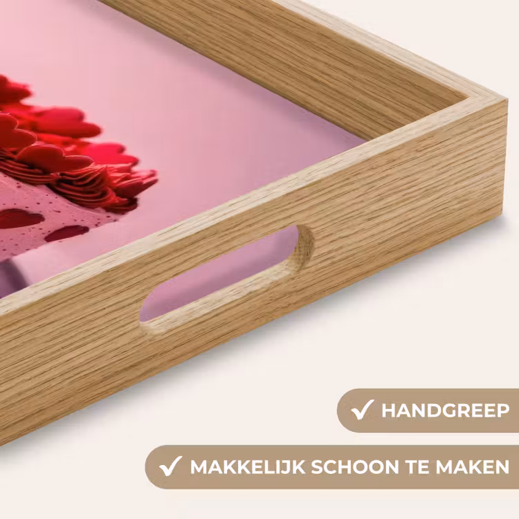 Dienblad - Taart - Hart - Roze — 5