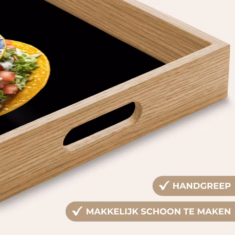 Dienblad - Taco - Vlees - Salade - Delftsblauw - Motief — 5