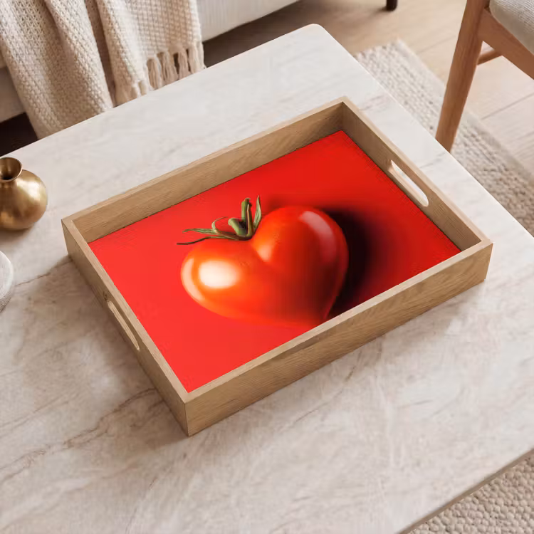 Dienblad - Tomaat - Rood - Hart — 2