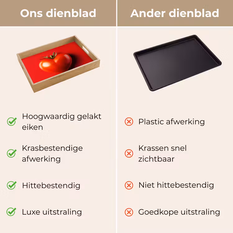 Dienblad - Tomaat - Rood - Hart — 3