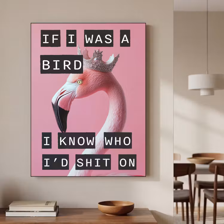 Art Frame - Flamingo - Roze - Vogel - Decoratie — 5