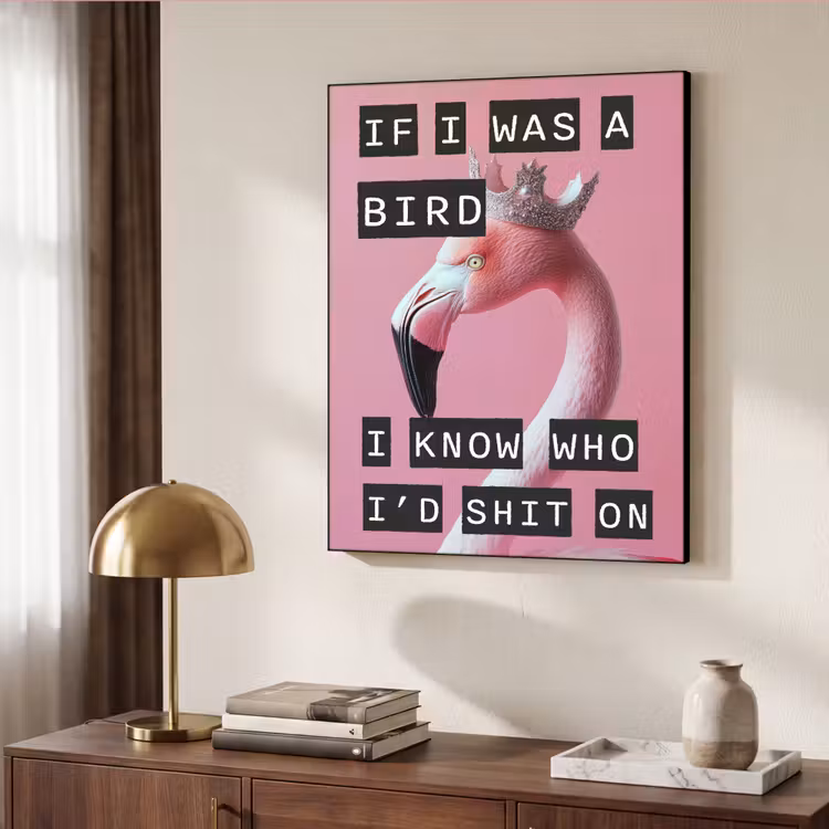 Art Frame - Flamingo - Roze - Vogel - Decoratie — 7