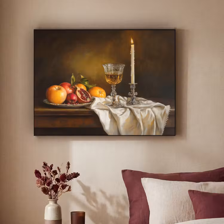 Art Frame - Fruit -  Stilleven - Wijn - Kaars — 2
