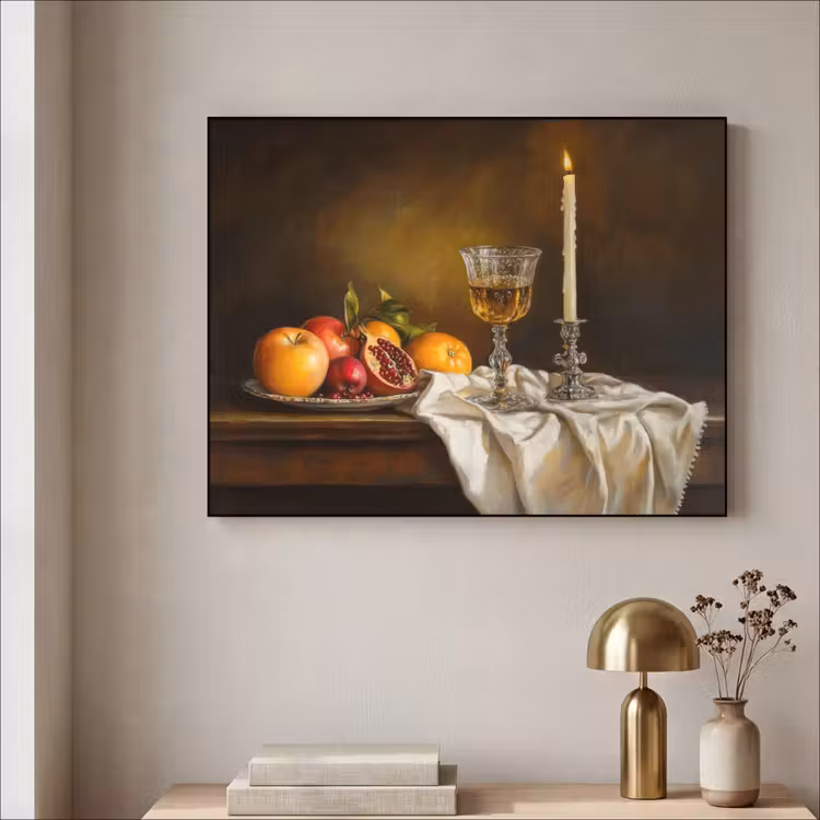 Art Frame - Fruit -  Stilleven - Wijn - Kaars — 3