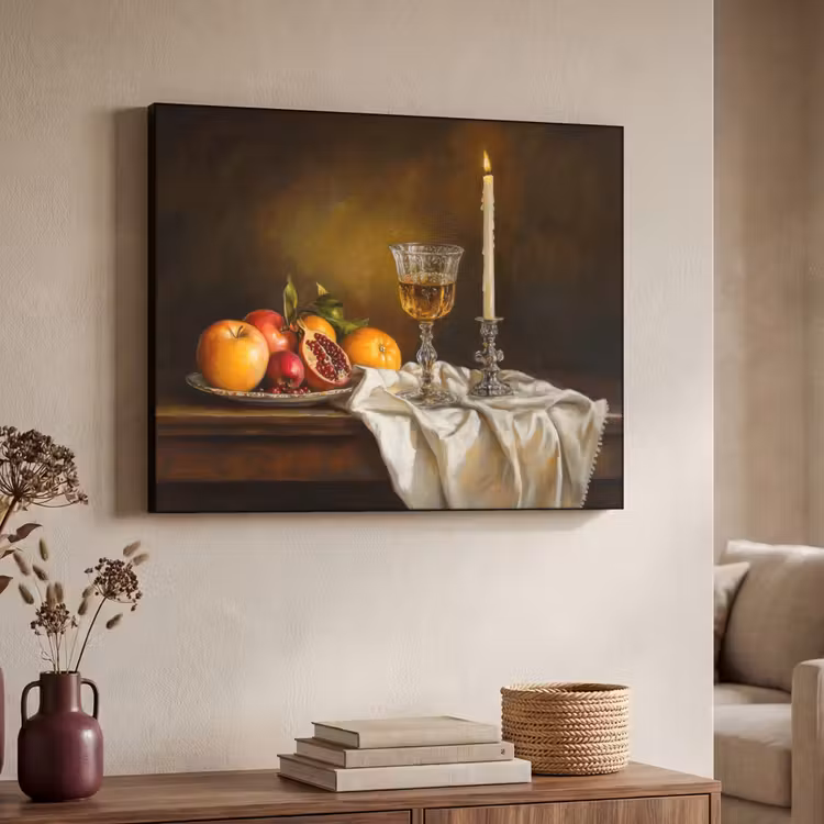 Art Frame - Fruit -  Stilleven - Wijn - Kaars — 4