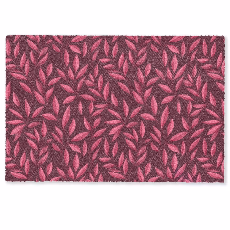Deurmat - Bloemen - Roze - Natuur - Patroon — 1