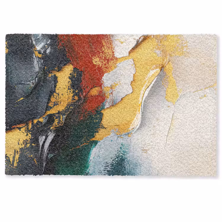 Deurmat - Modern - Kerst - Abstract - Goud — 1