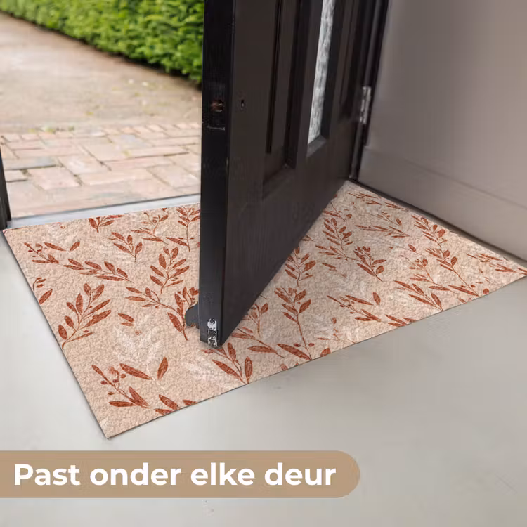 Deurmat - Takjes - Patroon - Bessen - Crèmekleuren — 7