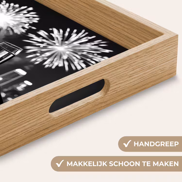 Dienblad - Vuurwerk - Proosten - Skyline - Champagne — 5