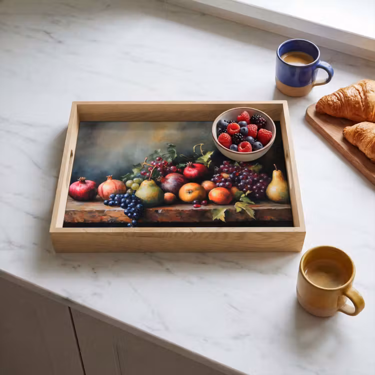 Dienblad - Rustiek - Stilleven - Fruit — 4