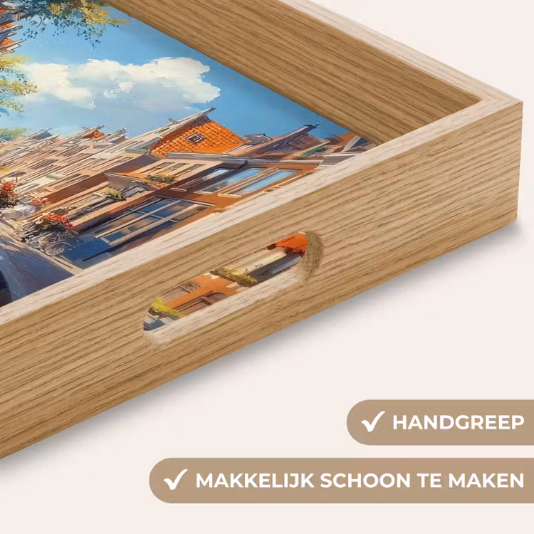 Dienblad - Stad - Gracht - Zon - Fietsen — 5