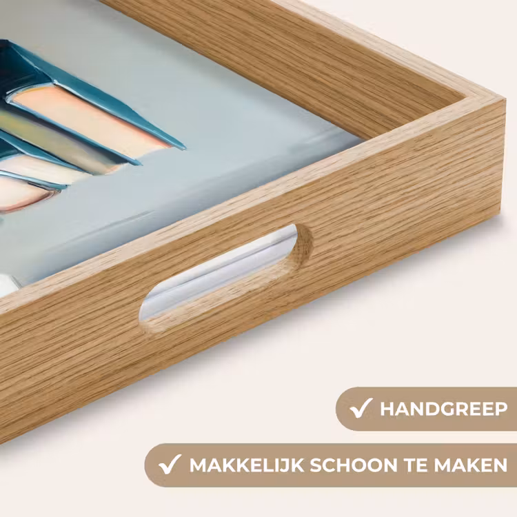 Dienblad - Stapel - Boeken - Groen - Daglicht — 5
