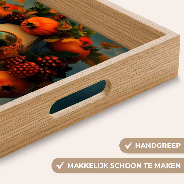 Dienblad - Vrouw - Granaatappel - Herfst - Zonnebril — 5