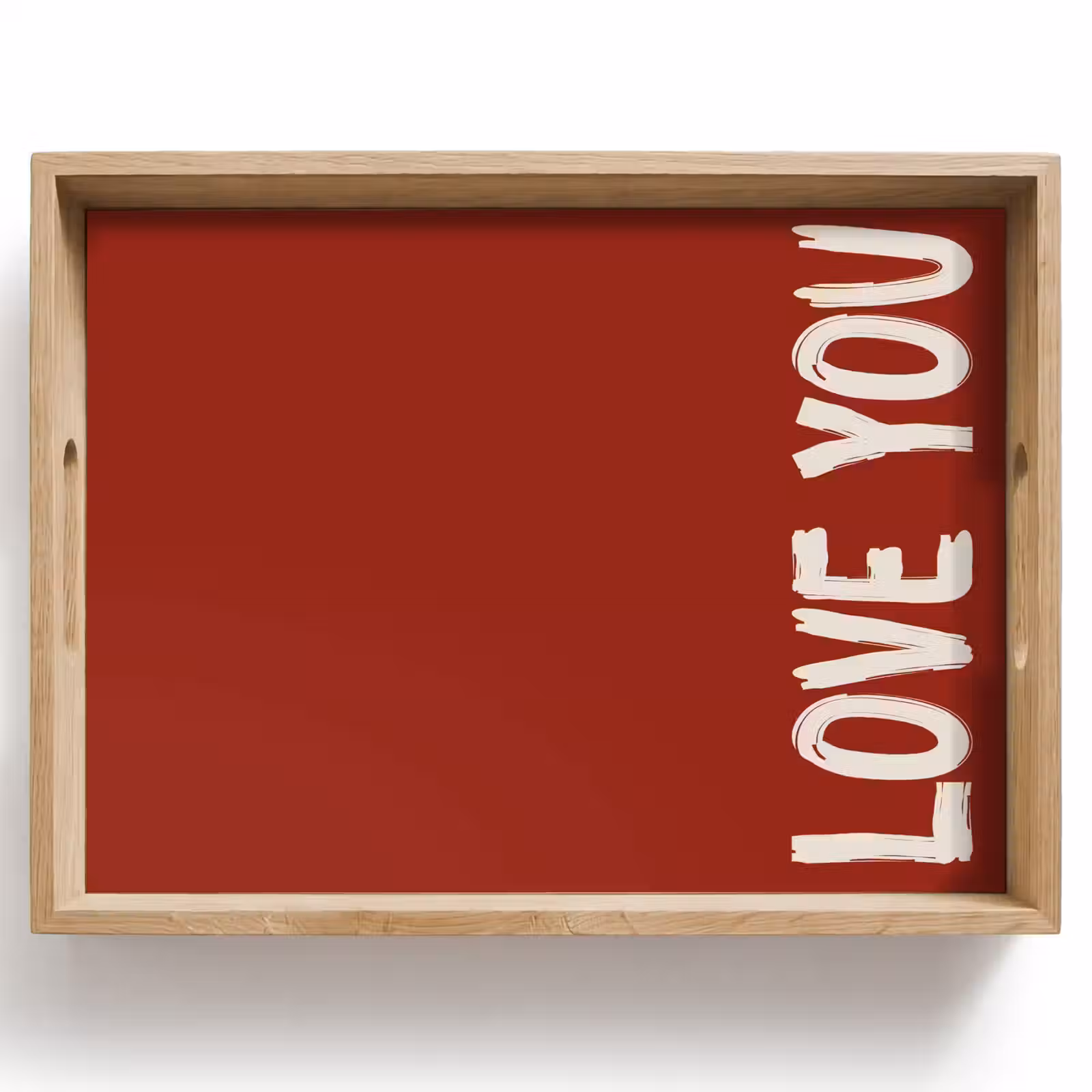 Dienblad - Schuin - Loveyou - Rood — 1