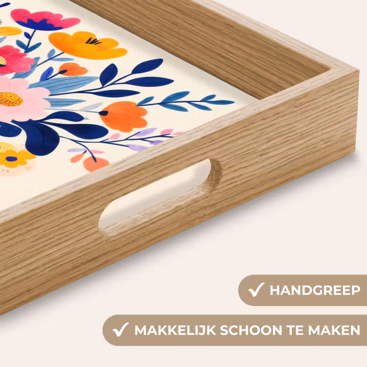 Dienblad - Vaas - Bloemen - Boeket — 5