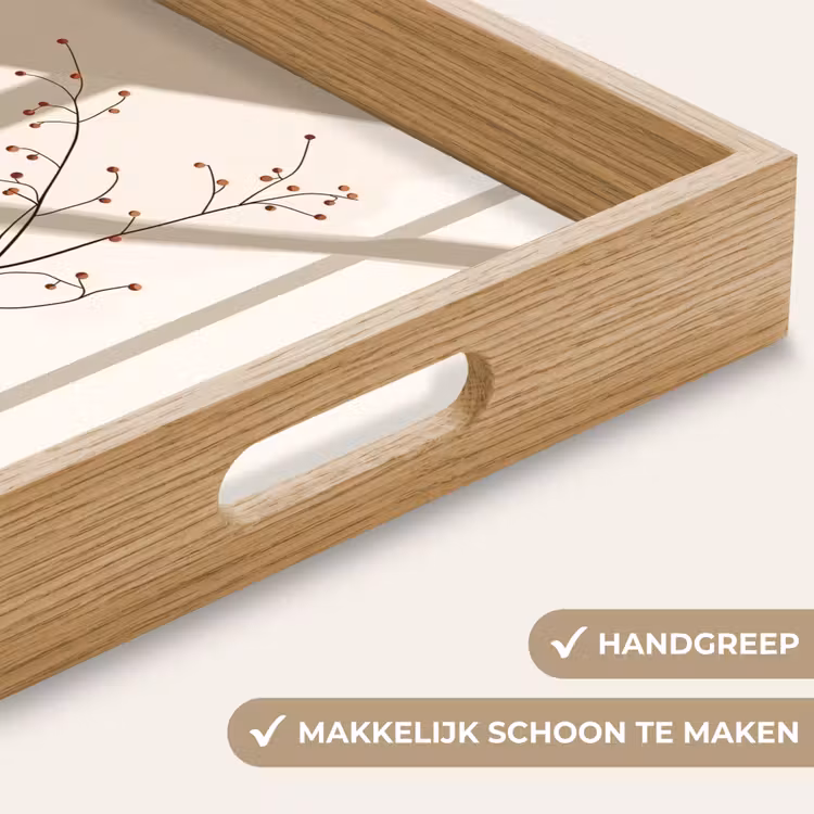 Dienblad - Vaas - Takken - Bessen - Minimalistisch — 5