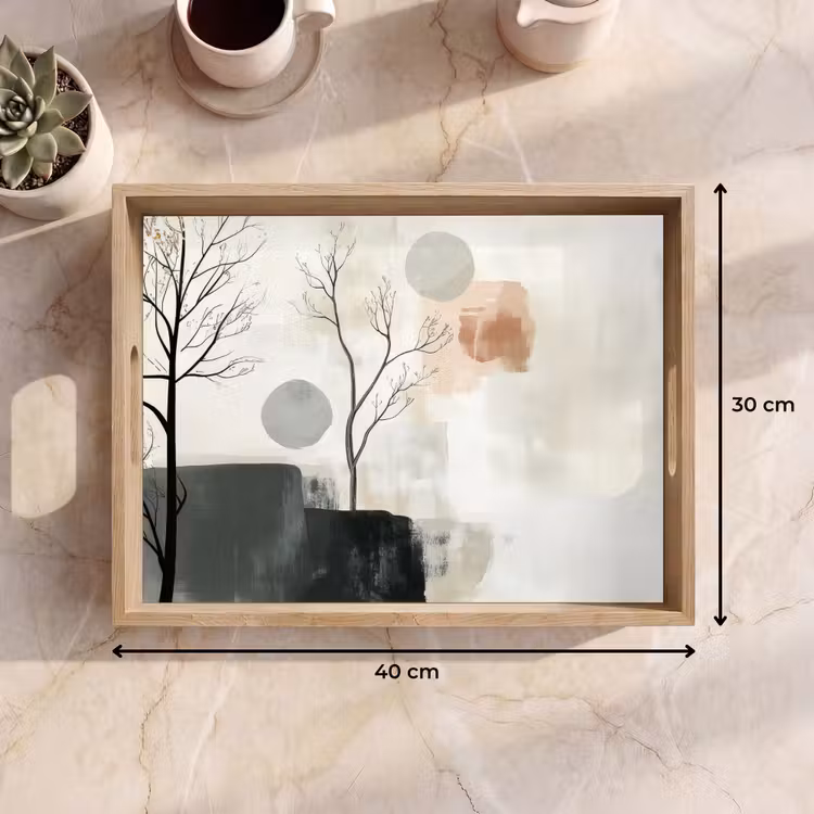 Dienblad - Wabi sabi - Beige - Plant — 9