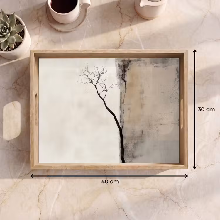 Dienblad - Wabi sabi - Plant - Beige — 9