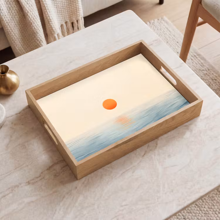 Dienblad - Zon - Oranje - Zee — 2