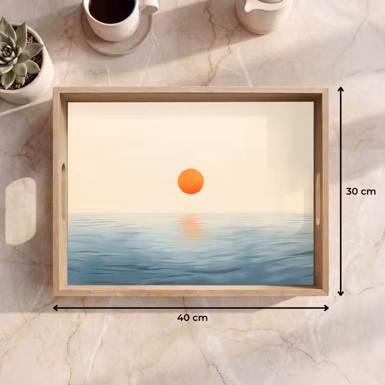 Dienblad - Zon - Oranje - Zee — 9