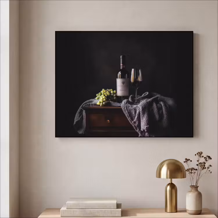 Art Frame - Druiven - Wijn - Rood - Tafel — 3