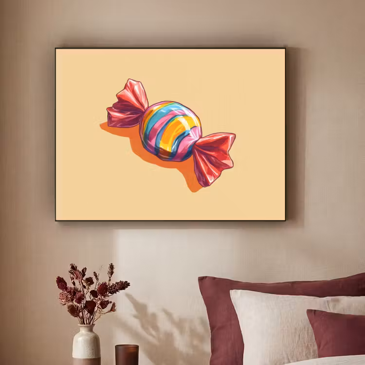 Art Frame - Geel - Snoep - Kleur — 2
