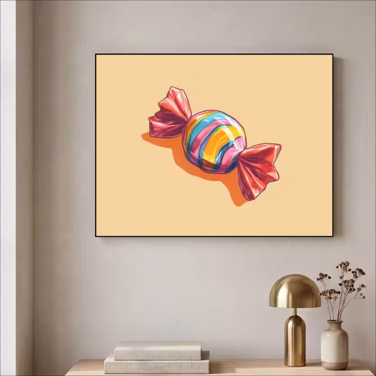 Art Frame - Geel - Snoep - Kleur — 3