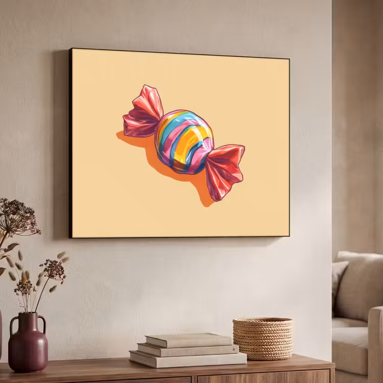 Art Frame - Geel - Snoep - Kleur — 4