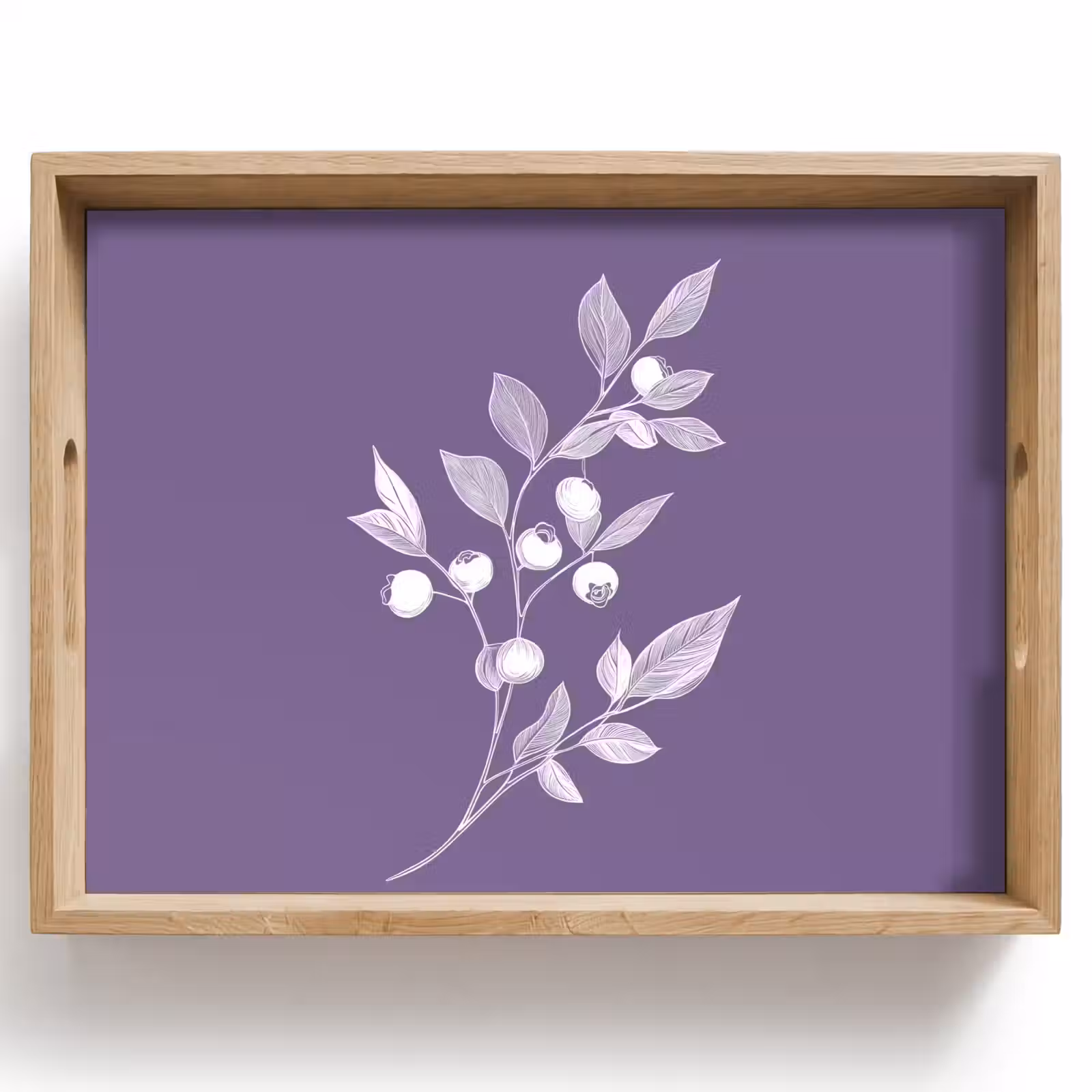 Dienblad - Tak - Sierlijk - Bladeren - Minimalistisch — 1