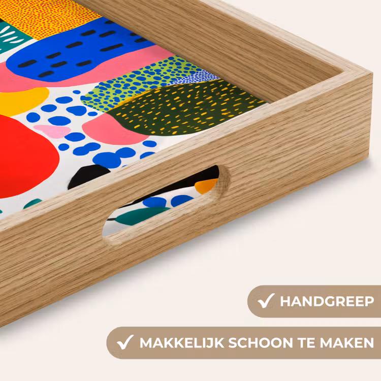 Dienblad - Stippen - Vormen - Modern - Kleuren — 5