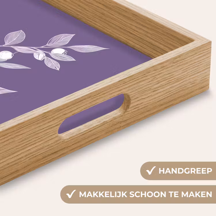 Dienblad - Tak - Sierlijk - Bladeren - Minimalistisch — 5