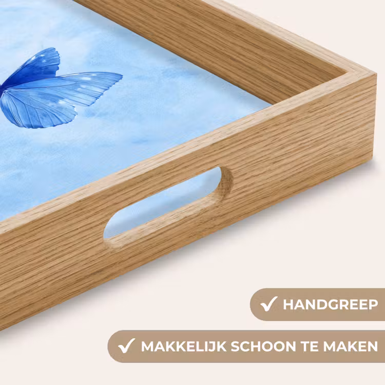 Dienblad - Vlinders - Sierlijk - Blauw — 5