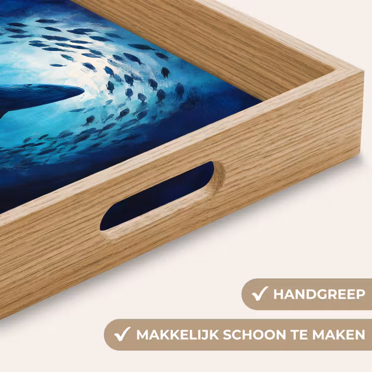 Dienblad - Walvis - Vissen - Donkerblauw — 5